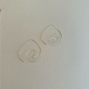 Heart threader earrings N1009